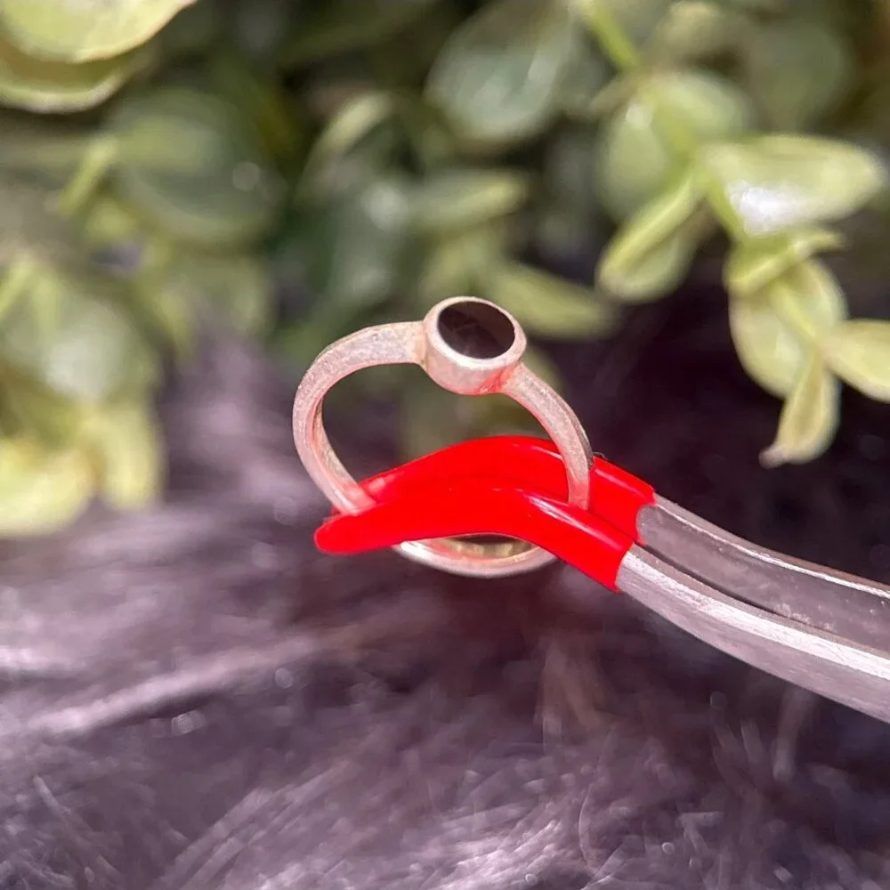 Petite‎ Black Onyx Silver 925 Ring